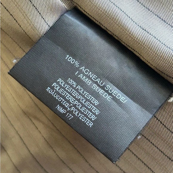 KOC Suede Lamb Leather Zip Jacket Women's Medium M Casual, Work-Casual Cool - Picture 5 of 8